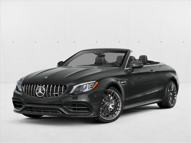 Gray (Selenite Grey Metallic) 2020 Mercedes-Benz C-Class AMG C 63 Cabriolet RWD Convertible Rear-Wheel Drive Automatic