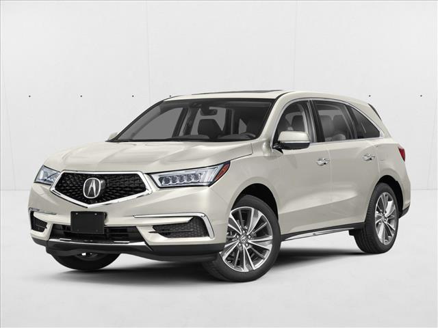 Platinum White Pearl 2020 Acura MDX FWD with Technology Package SUV / Crossover Front-Wheel Drive Automatic