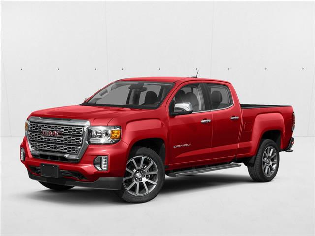Cayenne Red Tintcoat 2021 GMC Canyon Denali Crew Cab 4WD Pickup Truck Four-Wheel Drive 8-Speed Automatic