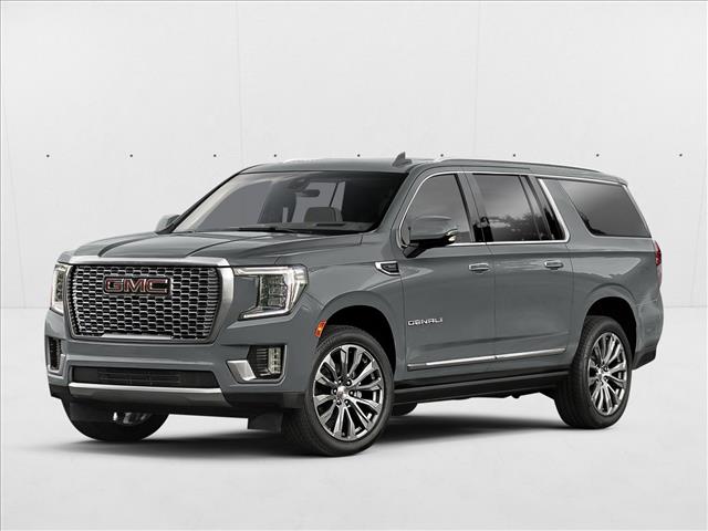 Gray (Satin Steel Metallic) 2021 GMC Yukon XL SUV / Crossover Four-Wheel Drive Automatic