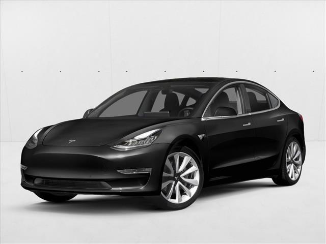 Solid Black 2020 Tesla Model 3 Sedan Rear-Wheel Drive 1-Speed Automatic