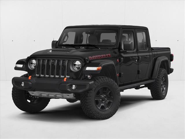 Blue 2020 Jeep Gladiator Pickup Truck Four-Wheel Drive 6-Speed Manual