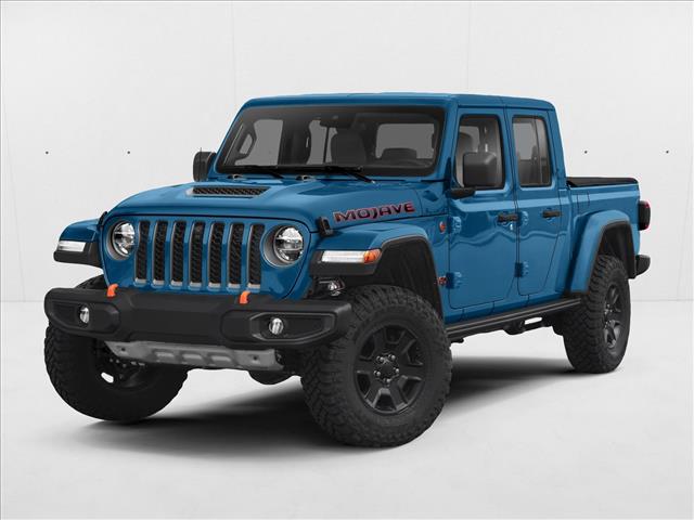 Blue 2020 Jeep Gladiator Pickup Truck Four-Wheel Drive 6-Speed Manual
