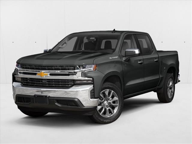 Gray (Satin Steel Metallic) 2021 Chevrolet Silverado 1500 Pickup Truck Four-Wheel Drive 8-Speed Automatic