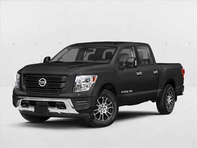 Gray (Gun Metallic) 2021 Nissan Titan SV Crew Cab RWD Pickup Truck 4X2 Automatic
