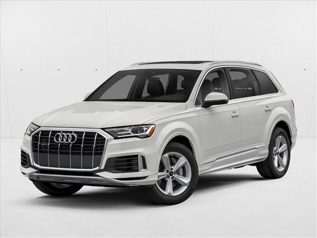 Carrara White 2021 Audi Q7 SUV / Crossover All-Wheel Drive Automatic