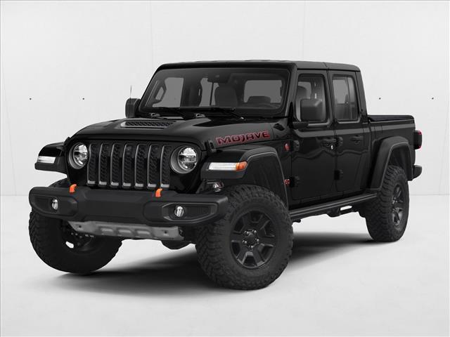 Black 2021 Jeep Gladiator Pickup Truck Four-Wheel Drive 6-Speed Manual