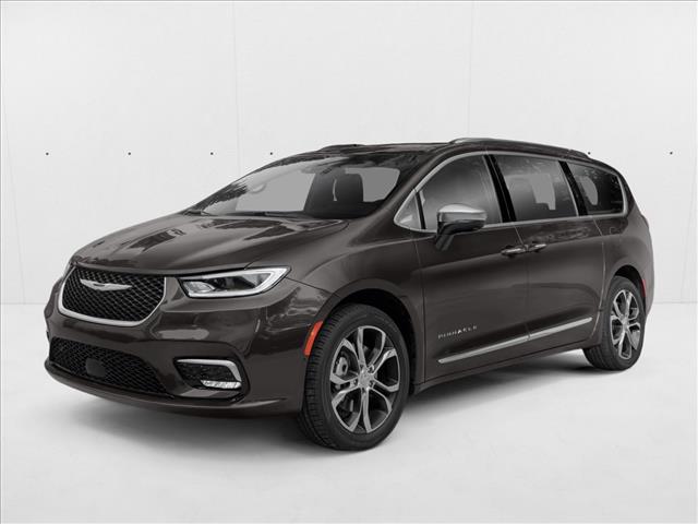 Gray 2021 Chrysler Pacifica Minivan Front-Wheel Drive 9-Speed Automatic