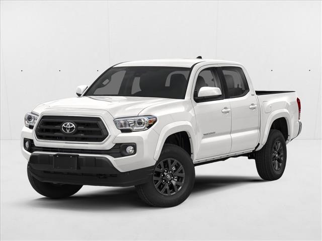 Super White 2021 Toyota Tacoma Pickup Truck Four-Wheel Drive Automatic