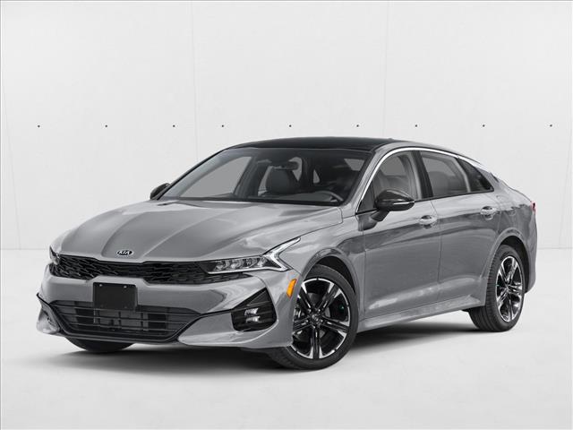Wolf Gray 2021 Kia K5 Sedan Front-Wheel Drive 8-Speed Automatic