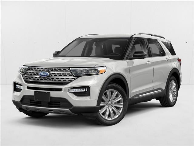 Oxford White 2021 Ford Explorer XLT RWD SUV / Crossover Rear-Wheel Drive Automatic