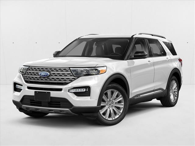 Star White Metallic Tri-Coat 2021 Ford Explorer SUV / Crossover Rear-Wheel Drive Automatic