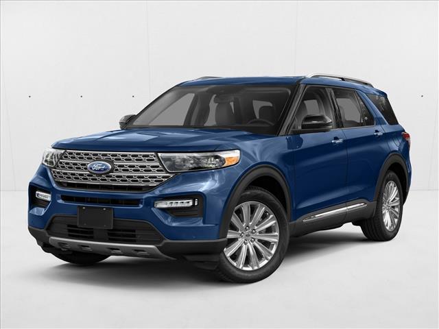 Atlas Blue Metallic 2021 Ford Explorer Limited AWD SUV / Crossover All-Wheel Drive Automatic