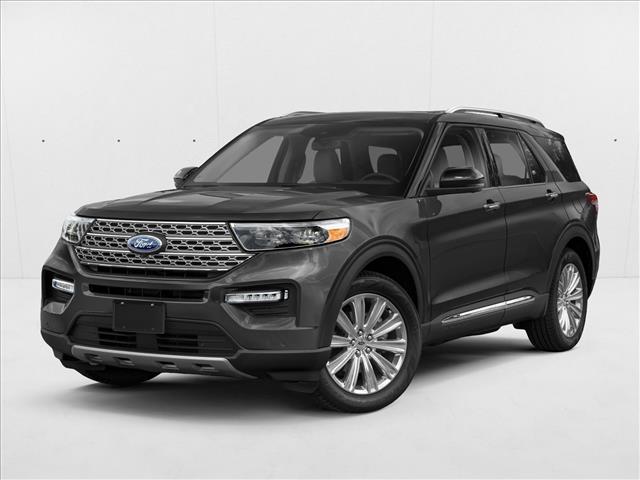 Iconic Silver Metall 2021 Ford Explorer RWD SUV / Crossover Rear-Wheel Drive Automatic