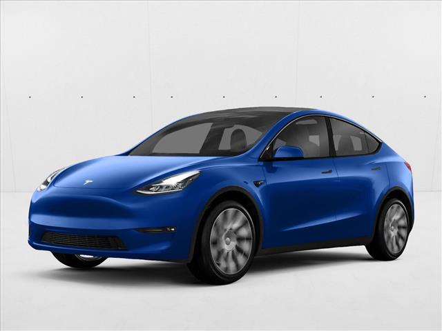 Blue 2021 Tesla Model Y SUV / Crossover All-Wheel Drive Automatic