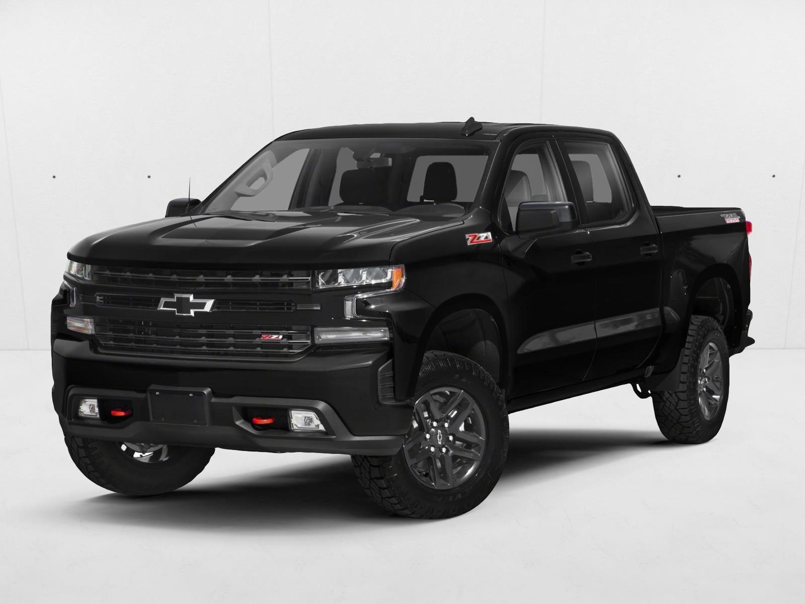 Black 2022 Chevrolet Silverado 1500 LT Trail Boss Crew Cab 4WD Pickup Truck Four-Wheel Drive Automatic