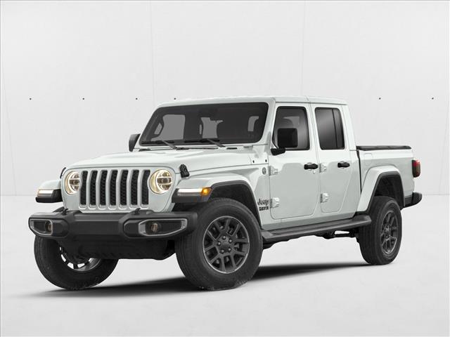 Bright White Clearcoat 2022 Jeep Gladiator Overland Crew Cab 4WD Pickup Truck Four-Wheel Drive 8-Speed Automatic