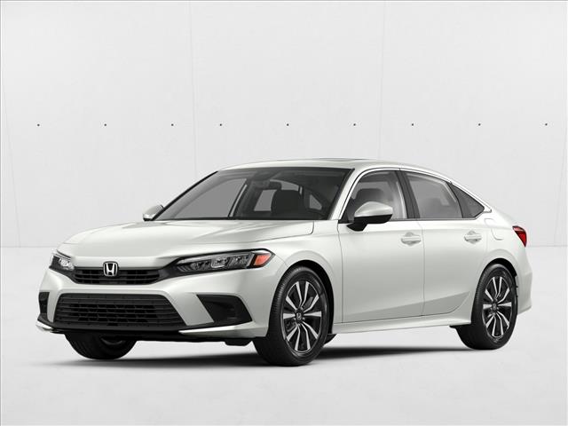 Platinum White Pearl 2022 Honda Civic EX FWD Sedan Front-Wheel Drive Automatic