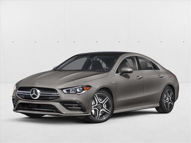 Gray (Mountain Grey Metallic) 2022 Mercedes-Benz CLA AMG CLA 35 4MATIC Coupe All-Wheel Drive 7-Speed Automatic