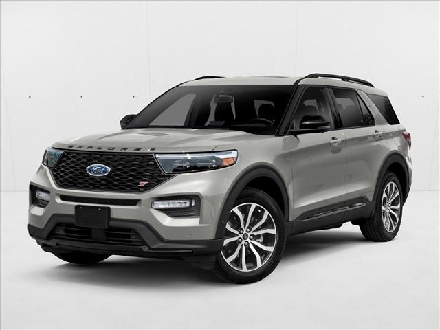 Iconic Silver Metallic 2022 Ford Explorer SUV / Crossover Rear-Wheel Drive Automatic