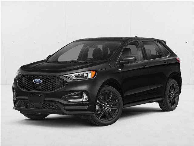 Agate Black Metallic 2022 Ford Edge SEL AWD SUV / Crossover All-Wheel Drive 8-Speed Automatic