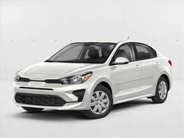 Clear White 2022 Kia Rio Sedan Front-Wheel Drive Automatic