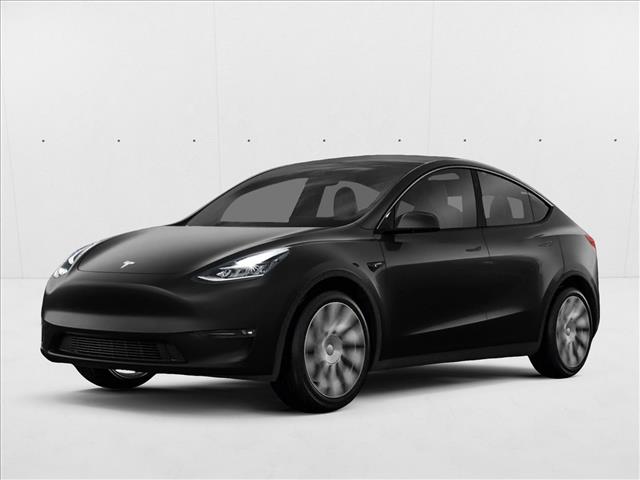 Solid Black 2022 Tesla Model Y Long Range AWD SUV / Crossover All-Wheel Drive Automatic