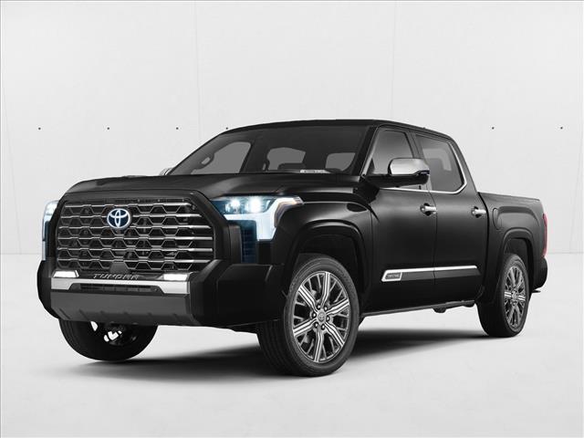 Midnight Black Metallic 2022 Toyota Tundra Hybrid Pickup Truck Four-Wheel Drive Automatic