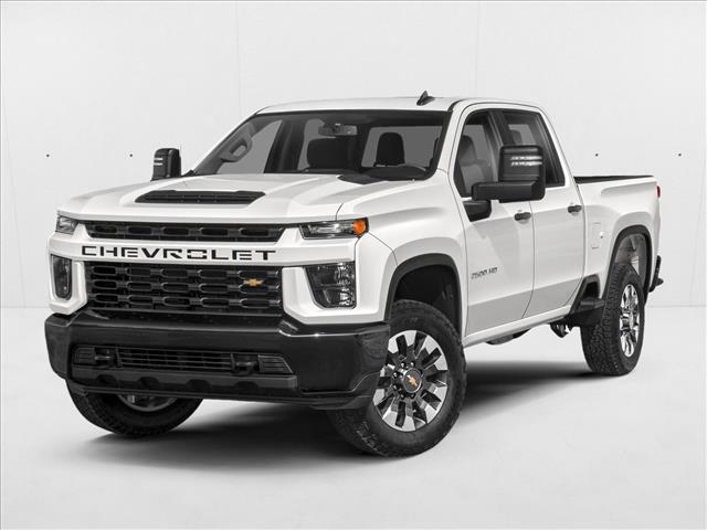 Summit White 2023 Chevrolet Silverado 2500HD Custom Crew Cab 4WD Pickup Truck Four-Wheel Drive 6-Speed Automatic