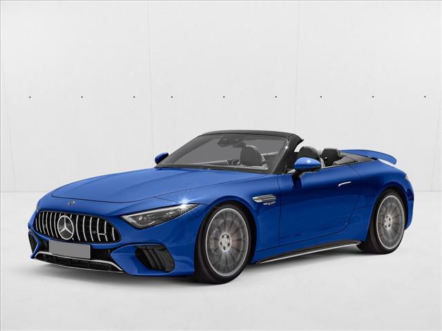 Starling Blue Metallic 2022 Mercedes-Benz SL-Class Convertible All-Wheel Drive Automatic