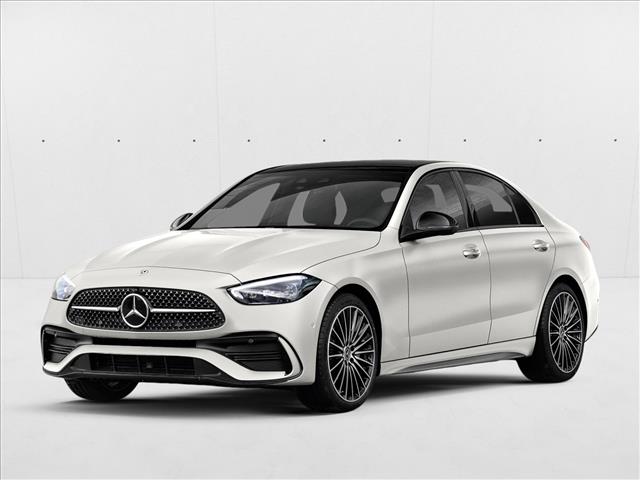 Polar White 2023 Mercedes-Benz C-Class Sedan Rear-Wheel Drive 9-Speed Automatic