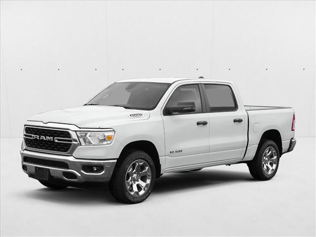Bright White Clearcoat 2023 RAM 1500 Lone Star Crew Cab 4WD Pickup Truck Four-Wheel Drive 8-Speed Automatic