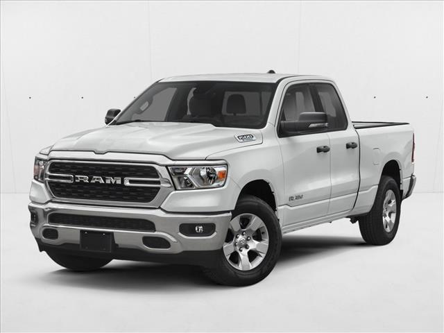 Silver/Gray 2023 RAM 1500 Pickup Truck Four-Wheel Drive 8-Speed Automatic