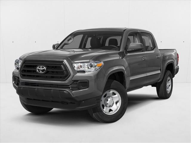 White 2023 Toyota Tacoma SR V6 Double Cab 4WD Pickup Truck Four-Wheel Drive 6-Speed Automatic