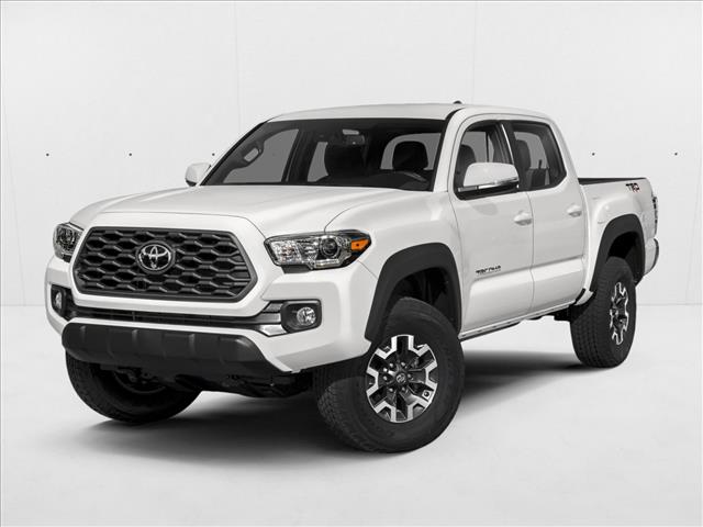 White 2023 Toyota Tacoma TRD Off Road Double Cab 4WD Pickup Truck Four-Wheel Drive 6-Speed Manual