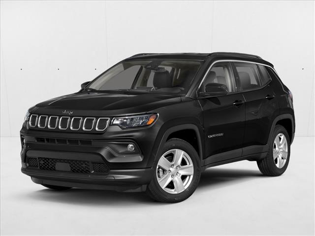 Diamond Black Crystal Pearlcoat 2023 Jeep Compass Latitude 4WD SUV / Crossover Four-Wheel Drive 8-Speed Automatic