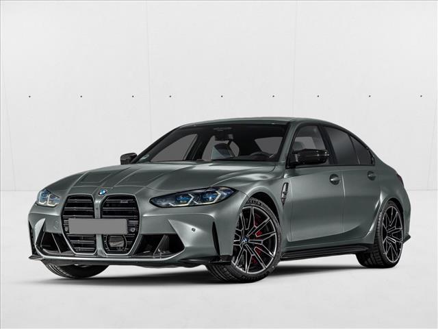 Skyscraper Gray Metallic 2023 BMW M3 RWD Sedan Rear-Wheel Drive Automatic