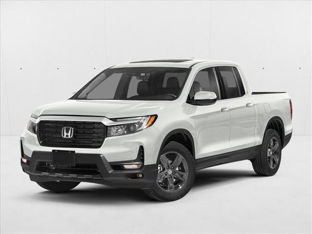 Platinum White Pearl 2023 Honda Ridgeline Pickup Truck All-Wheel Drive Automatic