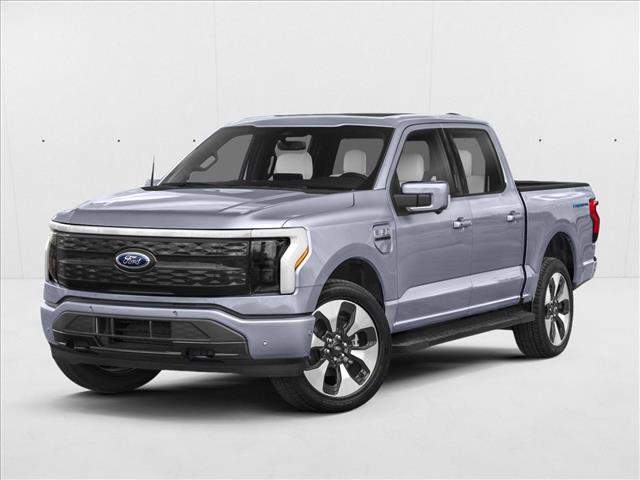 Oxford White 2023 Ford F-150 Lightning Pickup Truck All-Wheel Drive 1-Speed Automatic