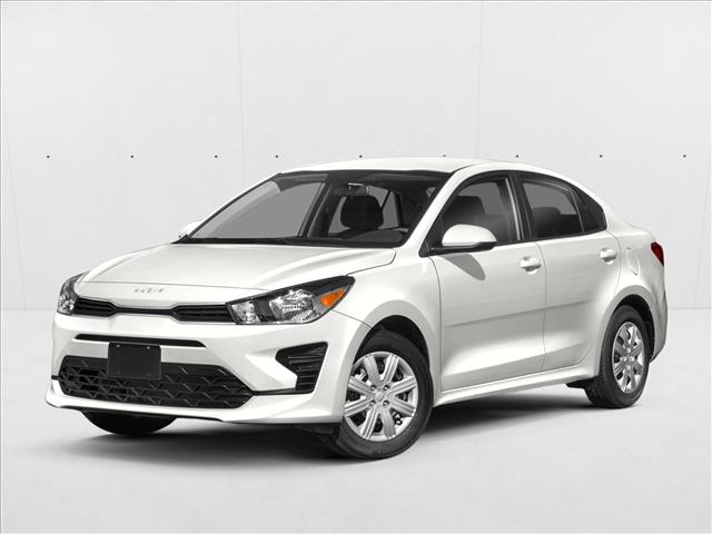 Clear White 2023 Kia Rio Sedan Front-Wheel Drive Automatic