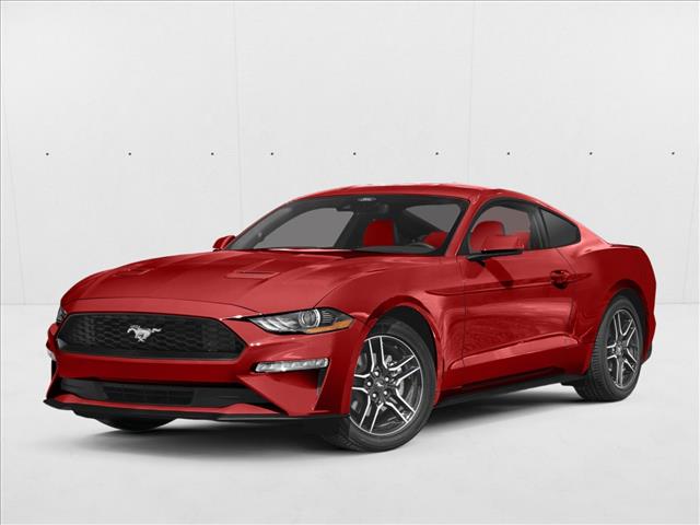 Red 2023 Ford Mustang EcoBoost Convertible RWD Convertible Rear-Wheel Drive 6-Speed Manual