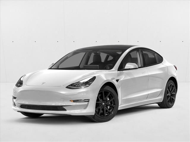 Pearl White Multi-Coat 2023 Tesla Model 3 RWD Sedan Rear-Wheel Drive 1-Speed Automatic