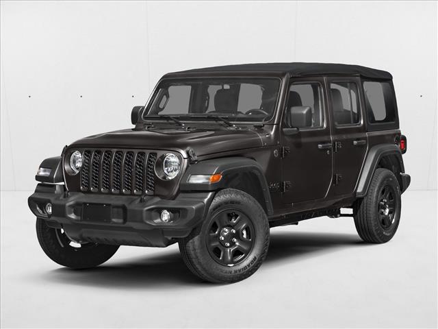 Gray (Granite Crystal Metallic Clearcoat) 2024 Jeep Wrangler Sahara 4-Door 4WD SUV / Crossover Four-Wheel Drive Automatic
