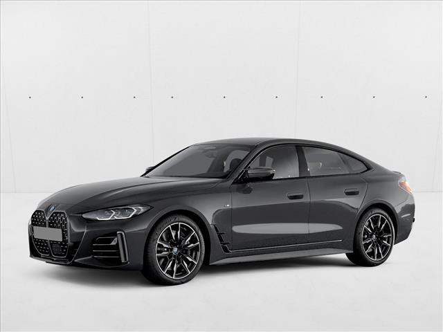 Gray (Dravit Grey Metallic) 2024 BMW 4 Series M440i Gran Coupe RWD Sedan Rear-Wheel Drive Automatic