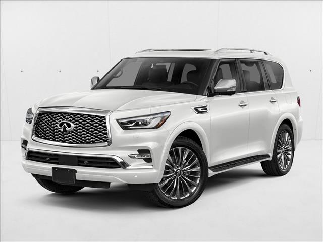 Moonstone White 2024 INFINITI QX80 SUV / Crossover All-Wheel Drive 7-Speed Automatic