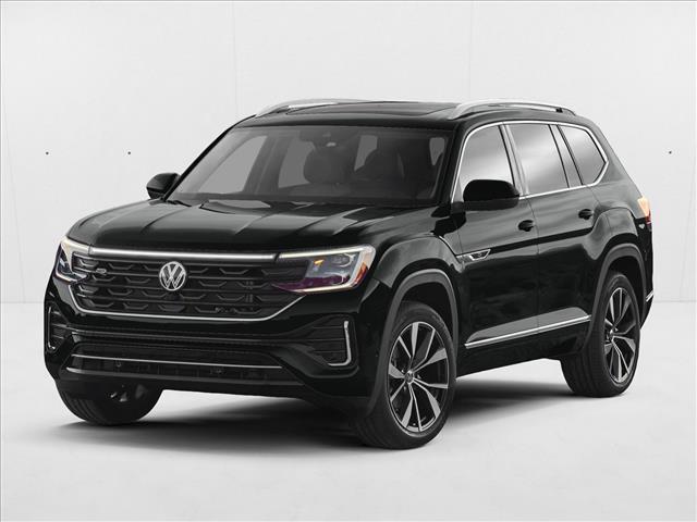 Deep Black Pearl 2024 Volkswagen Atlas SE FWD with Technology SUV / Crossover Front-Wheel Drive 8-Speed Automatic