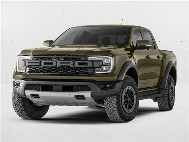 Shelter Green Metallic 2024 Ford Ranger Raptor SuperCrew 4WD Pickup Truck Four-Wheel Drive Automatic