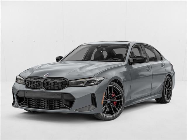 Gray (Brooklyn Grey Metallic) 2024 BMW 3 Series Sedan Rear-Wheel Drive Automatic