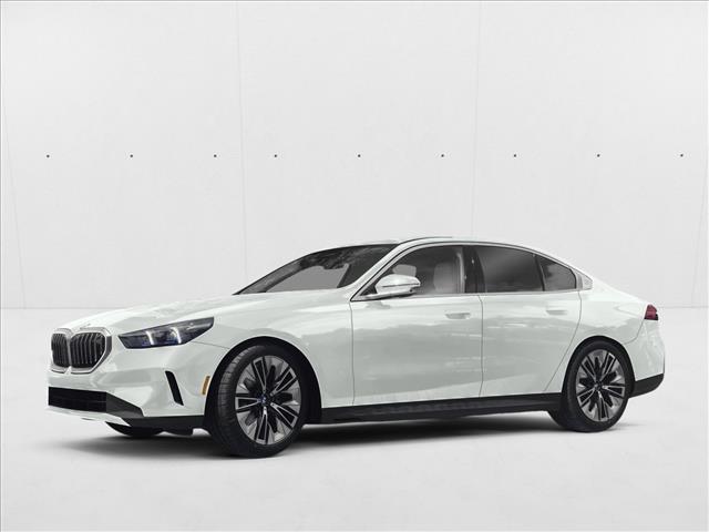 Alpine White 2024 BMW 5 Series Sedan Rear-Wheel Drive Automatic