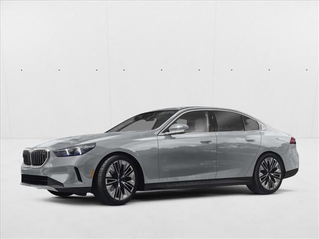 Gray (Brooklyn Grey Metallic) 2024 BMW 5 Series 530i RWD Sedan Rear-Wheel Drive Automatic